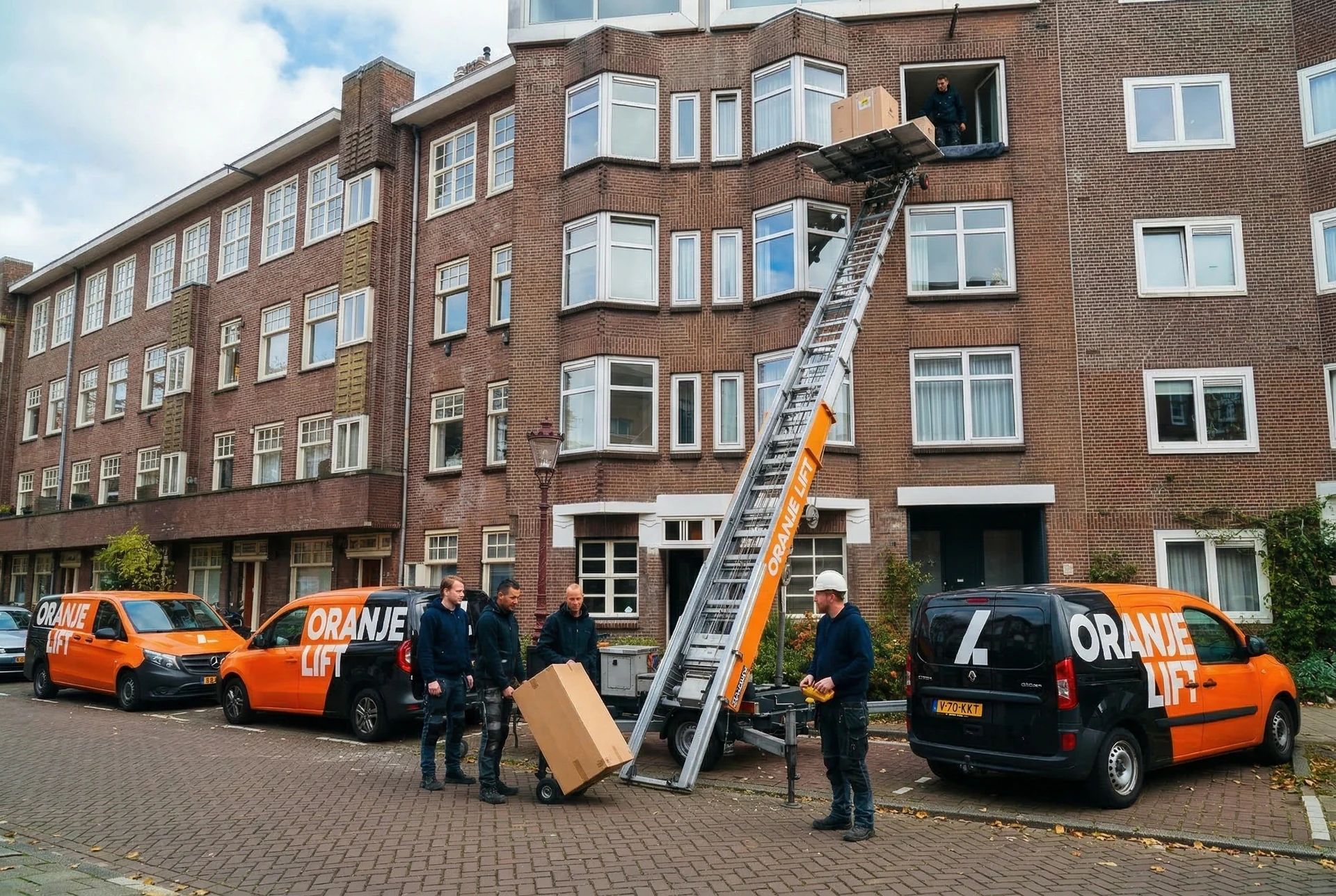 Verhuislift bij hoogbouw Houten